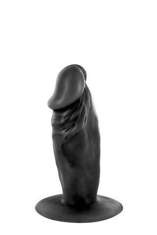 Фаллоимитатор Real Body - Real Tim Black, TPE, диаметр 3,4см SO3722 фото