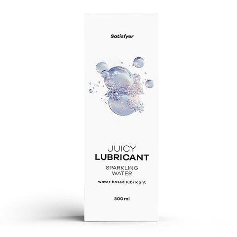 Лубрикант на водной основе Satisfyer Juicy Lubricant Sparkling Water water based 300 мл AT-SX2729 фото