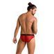 Чоловічі напівпрозорі труси Passion 031 SLIP MIKE S/M Red, під леопард &mdash; фото 4
