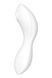 Вакуумний смарт-стимулятор із вібрацією Satisfyer Curvy Trinity 5 (White), керування зі смартфона &mdash; фото 4