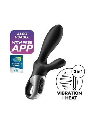 Універсальний смарт-вібратор з підігрівом Satisfyer Heat Climax + &mdash; фото товару