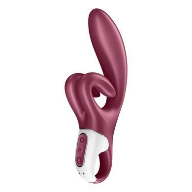 Вібратор-кролик Satisfyer Touch Me Red, подвійний відросток, 3 потужні мотори &mdash; фото товару