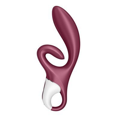 Вібратор-кролик Satisfyer Touch Me Red, подвійний відросток, 3 потужні мотори &mdash; фото товару