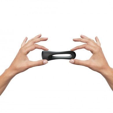Ерекційне кільце подвійне Love To Love FLUX RING - BLACK ONYX &mdash; фото товару