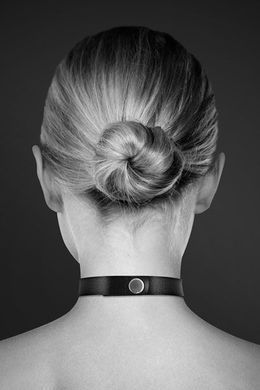 Чокер з двома кільцями Bijoux Pour Toi - TWO RINGS, екошкіра &mdash; фото товару