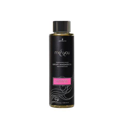 Масажна олія Sensuva &mdash; Me&You Pink Grapefruit & Vanilla Bean (125 мл) з феромонами SO4464 фото