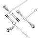 Затискачі для сосків та клітора Bedroom Fantasies: Nipple and Clitoris Clamps - Silver &mdash; фото 4
