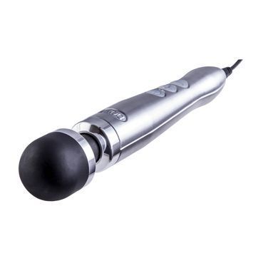 Вібромасажер DOXY Die Cast 3 Silver (Satin), дуже потужний, живлення 220В, металевий корпус &mdash; фото товару