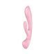 Двосторонній вібратор-кролик Satisfyer Triple Oh Pink, 3 мотори, руків&rsquo;я-масажер &mdash; фото 1