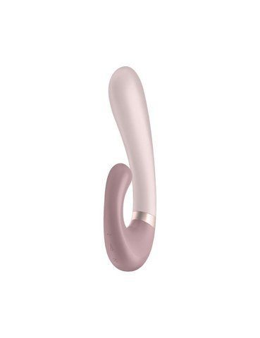 Смарт вібратор-кролик із підігрівом Satisfyer Heat Wave Mauve &mdash; фото товару