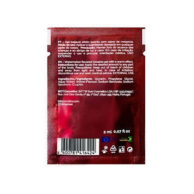 Пробник геля для оральных ласк с согревающим эффектом INTT Lick Me Kissable Gel Watermelon 2 мл AT-SX2807 фото