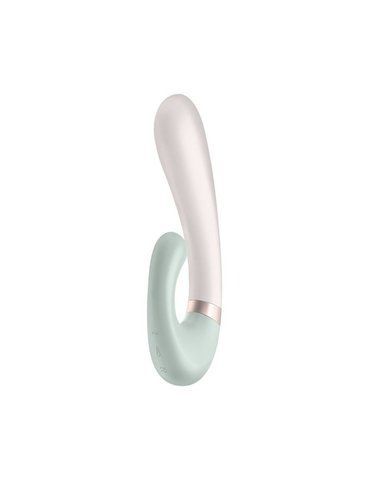 Смарт вібратор-кролик із підігрівом Satisfyer Heat Wave Mint &mdash; фото товару