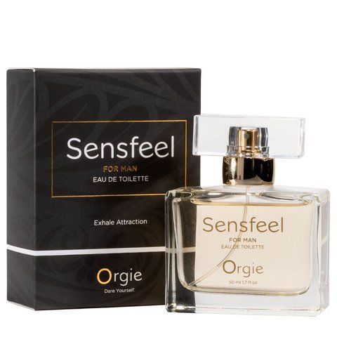 Чоловічі парфуми з феромонами Orgie &ndash; Sensfeel for Man (50 мл), цитрусово-деревний аромат &mdash; фото товару