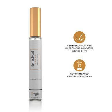 Жіночі парфуми з феромонами Orgie &ndash; Sensfeel for Woman Travel Size (10 мл), квітково-фруктовий аромат &mdash; фото товару