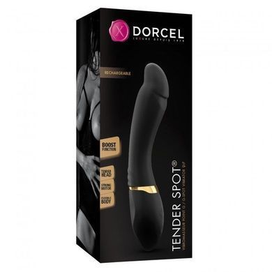 Вібратор Dorcel Tender Spot з гнучким стовбуром і м'яким кінчиком, з турборежимом &mdash; фото товару