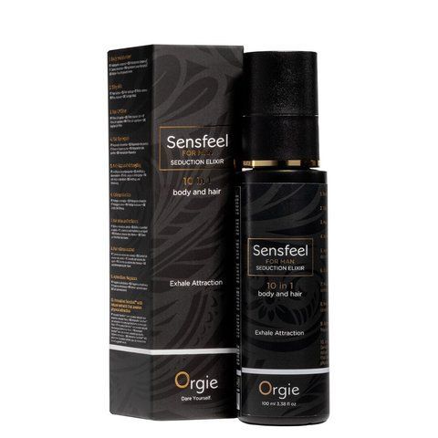 Лосьйон з феромонами для тіла та волосся Orgie &ndash; Sensfeel Seduction Elixir 10 in 1 for Man (100 мл) &mdash; фото товару