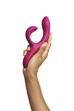 Смарт вібратор-кролик We-Vibe Nova Fuchsia, ергономічний, регульований кут нахилу стовбура &mdash; фото товару