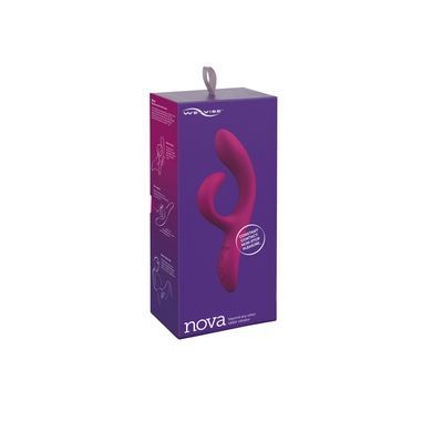Смарт вібратор-кролик We-Vibe Nova Fuchsia, ергономічний, регульований кут нахилу стовбура &mdash; фото товару
