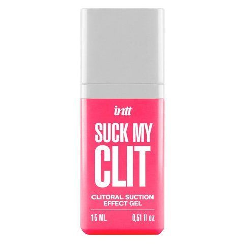 Смоктайзер для клітора Intt Suck My Clit Wild Strawberry (15 мл), полуниця, гель з ефектом посмоктування &mdash; фото товару