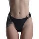 Трусики из натуральной кожи Feral Feelings - String Bikini Black SO9423 фото 2