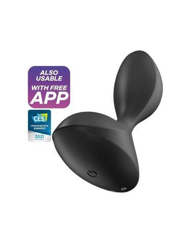 Анальна смарт-пробка з вібрацією Satisfyer Sweet Seal Black &mdash; фото товару