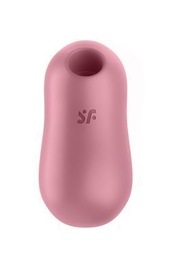 Вакуумный стимулятор с вибрацией Satisfyer Cotton Candy Light Red SO6282 фото