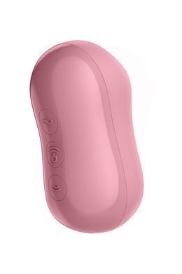 Вакуумный стимулятор с вибрацией Satisfyer Cotton Candy Light Red SO6282 фото