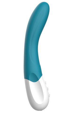 Вібратор точки G Liebe Bend It Rechargeable Ocean Blue, 10 режимів, дуже потужний, гнучкий стовбур &mdash; фото товару