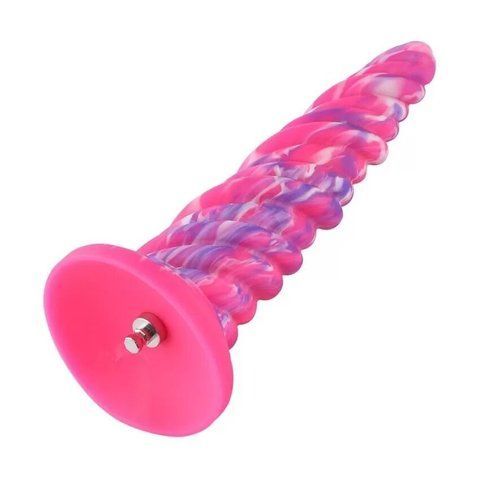 Фалоімітатор для секс-машин Hismith Awl Shape Silicone Dildo Monster Series, кріплення KlicLok &mdash; фото товару