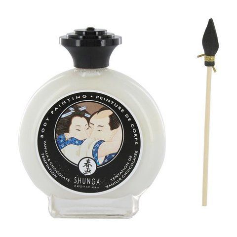 Фарба для тіла Shunga BODYPAINTING &ndash; Vanilla-Chocolate Temptation (100 мл) без глютену та парабенів &mdash; фото товару