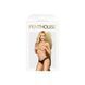 Трусики-бікіні Penthouse Catch Me S/M Black, мереживо, вузькі ремінці, вирізи на сідницях, бантик &mdash; фото 3