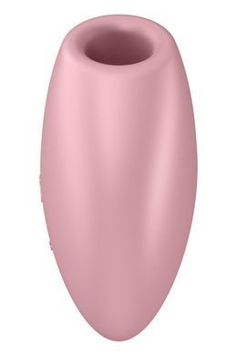 Вакуумный стимулятор-сердечко с вибрацией Satisfyer Cutie Heart Light Red SO6286 фото
