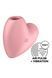 Вакуумный стимулятор-сердечко с вибрацией Satisfyer Cutie Heart Light Red SO6286 фото 2