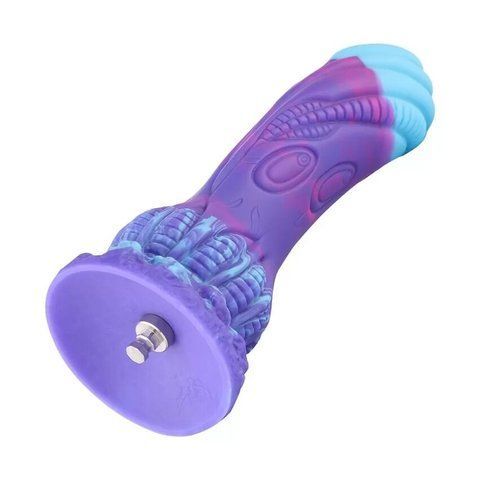 Фалоімітатор для секс-машин Hismith 7.48&Prime; Silicone Dildo HSA140 Monster Series, система KlicLok &mdash; фото товару