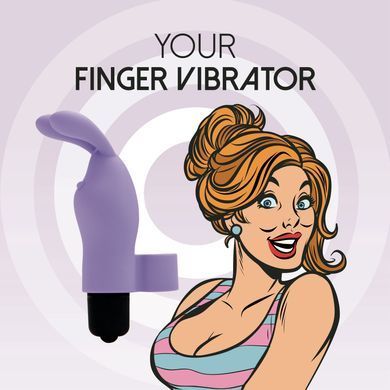 Вібратор на палець FeelzToys Magic Finger Vibrator Purple &mdash; фото товару