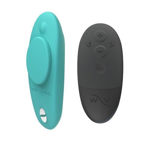 Смарт-вібратор у трусики We-Vibe Moxie+ Aqua, оновлений пульт ДК &mdash; фото товару