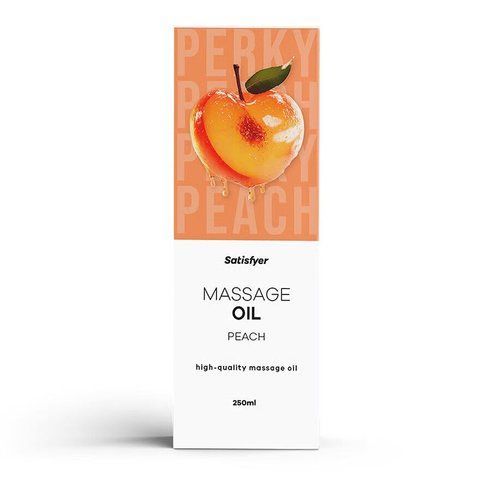 Масажна олія Satisfyer Massage Oil Peach 250 мл &mdash; фото товару