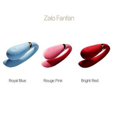 Смартвибратор для пар Zalo &mdash; Fanfan Royal Blue SO6668 фото