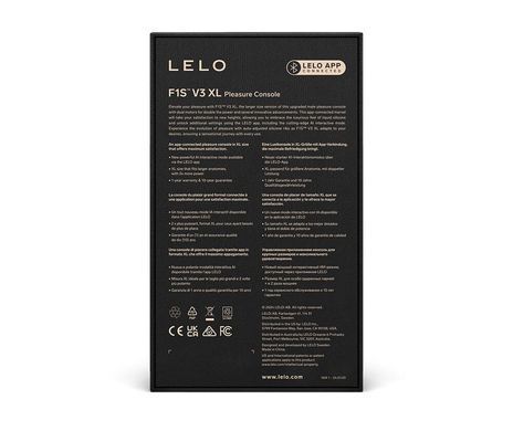 Смарт-мастурбатор LELO F1S V3 XL Teal, збільшений, 2 мотори, 8 режимів, стимуляція звуковими хвилями &mdash; фото товару
