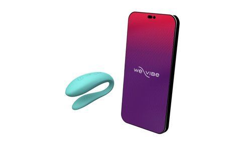 Смарт-вібратор для пар We-Vibe Sync Lite Aqua, 10 віброрежимів, можна поєднувати з проникним сексом &mdash; фото товару