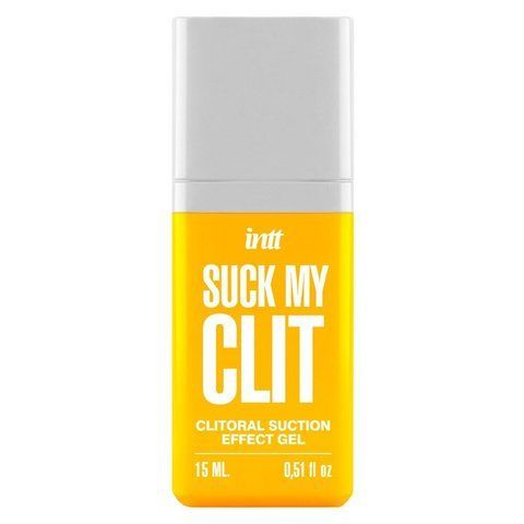 Смоктайзер для клітора Intt Suck My Clit Tropical Mango (15 мл), манго, гель з ефектом посмоктування &mdash; фото товару