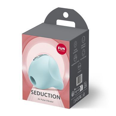 Вакуумний стимулятор Fun Factory Seduction Ice Blue, 11 режимів роботи, перезаряджуваний &mdash; фото товару