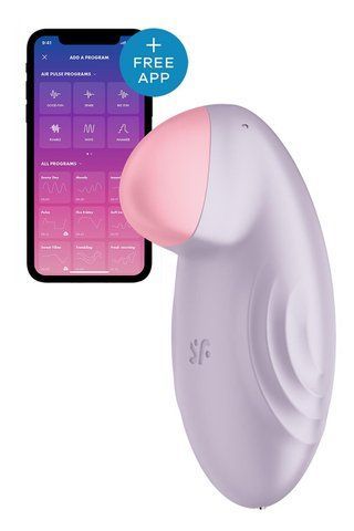 Смарт-вібратор для клітора Satisfyer Tropical Tip Light Lilac &mdash; фото товару