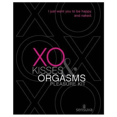 Подарунковий набір Sensuva XO Kisses & Orgasms (бальзам для губ з феромонами і рідкий вібратор) &mdash; фото товару