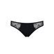 Трусики-сліпи з мереживною сіточкою Passion DINA THONG XXL/XXXL, black &mdash; фото 5