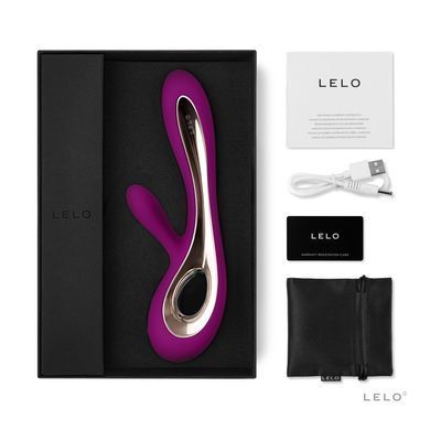 Вібратор-кролик LELO Soraya 2 Deep Rose, 12 режимів вібрації, до 4 годин роботи &mdash; фото товару