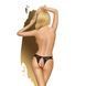 Трусики-тонг Penthouse Naughty Valentine L/XL Black, кружево, открытый доступ к интимным зонам SO6500 фото 2