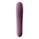 Вакуумний стимулятор з вібрацією Satisfyer Dual Kiss Wine Red &mdash; фото 4