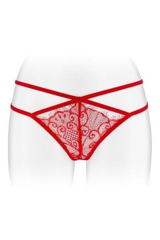 Трусики-стрінги Fashion Secret MYLENE Red з подвійною лінією стегна &mdash; фото товару