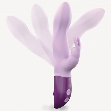 Вібратор-кролик Love To Love Hello Rabbit Violet з гнучким стовбуром і стимуляцією точки G, 2 мотори &mdash; фото товару